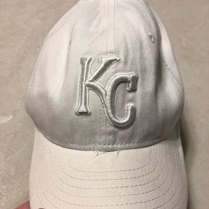 kansas city royals official MLB baseball hat white